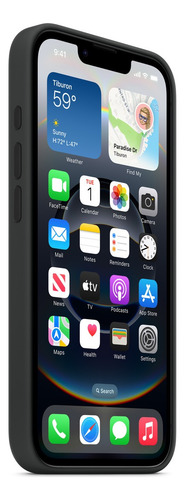 iPhone 16e Silicone Case Black