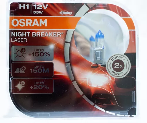 Ampolletas H1 Osram Night Breaker Laser® Alemanas