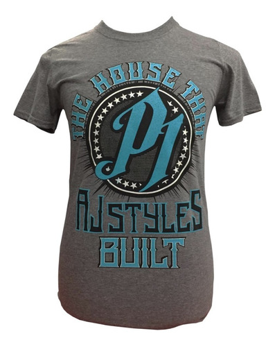 Polera Aj Styles Wwe The House Built Tna Aew