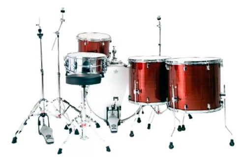 Bateria Acústica 24x14 Nagano Ledship Red Stripe