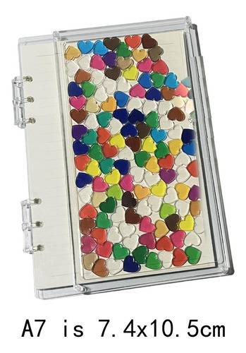 Cuaderno De Hojas Sueltas, Papelería Creativa Para Corazón