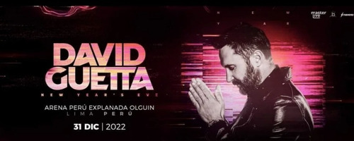 Imagen 1 de 3 de David Guetta Lima Platinum