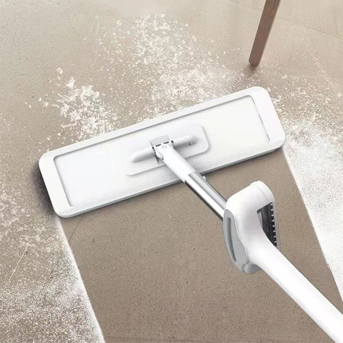 Trapeador Microfibra Plano Auto Exprime Mechudo Compacto Mop