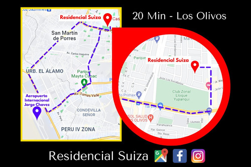 Imagen 10 de 10 de Alquiler De Habitación Amoblada Los Olivos