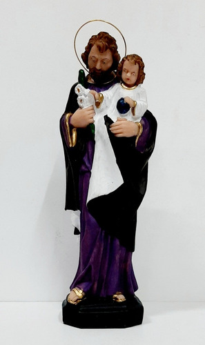 Estatua De San José  - 30 Cm - Irrompible  - De Goma