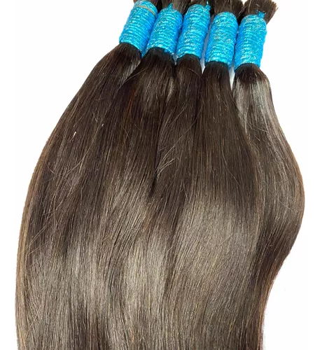 Cabelo Humano Vietnamita Loiro Mesclado 55cm-100g Mega Hair