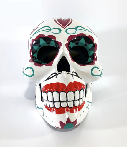Casco Cráneo Mexicano Vestuario Dama