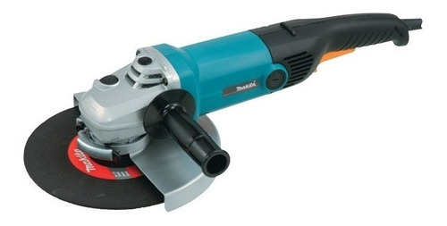 Esmeriladora 9  2000w Bajo Peso Ga9010c Makita Color Azul Acero Frecuencia 60hz