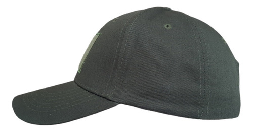 Imagen 4 de 5 de Gorra Gorro Táctica Lisa Camuflaje Militar Visera Velcro Eje