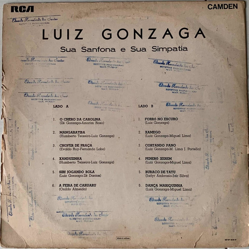 Lp Luiz Gonzaga - Sua Sanfona E Simpatia