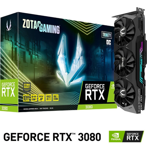 Tarjeta De Video Zotac Geforce Rtx 3080 Trinity Oc Gddr6x