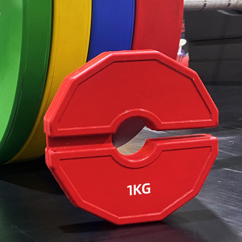 Pesas De Micos De Micro Placa De Gimnasio 1 Kg Rojo
