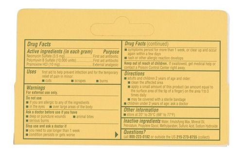 Neosporin + Crema De Alivio De Dolor Fuerza Máxima.5 Oz.