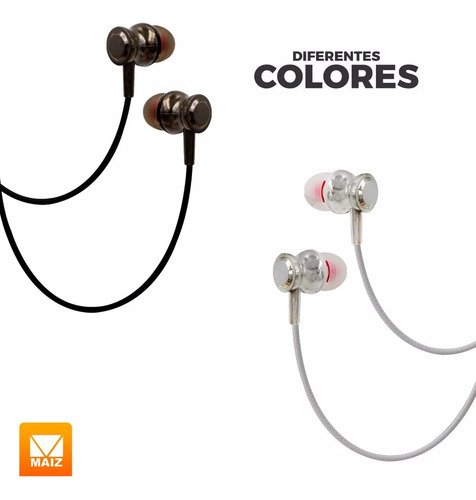 Audífonos Alámbricos Manos Libres Micrófono In Ear