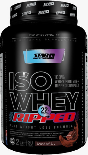 Iso Whey Ripped Evolution 2 Lb Star Nutrition Proteina 
