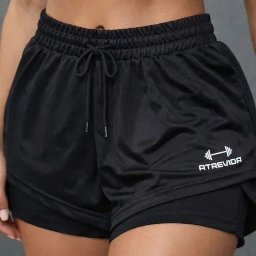 Short 2 em 1 Academia Feminino Compressão Bolso Interno — R$ 36,01 em Mercado Livre, 45% OFF
