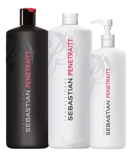 Kit Sebastian Penetraitt Shampoo+condicionador+mascara