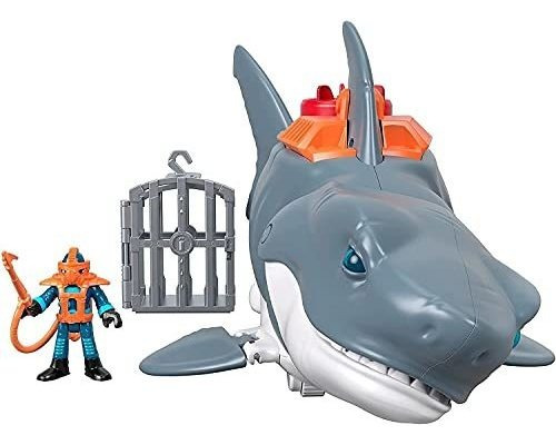 Figura De Dinosaurio Fisher Price - Tiburón Imaginext Mega 