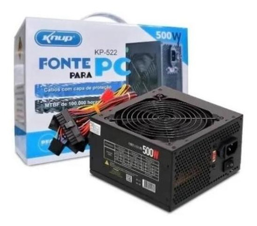 Fonte De Alimentação 500w Knup