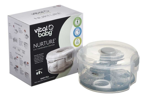 Esterilizador Combinado Nurture 2 En 1 Vital Baby