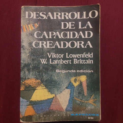 Desarrollo De La Capacidad Creadora, V. Lowenfeld, Kapelusz (Usado)
