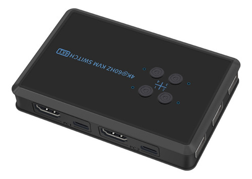 Conmutador Kvm Compatible Con Hdmi 4 Entradas 1 Salida Conmu