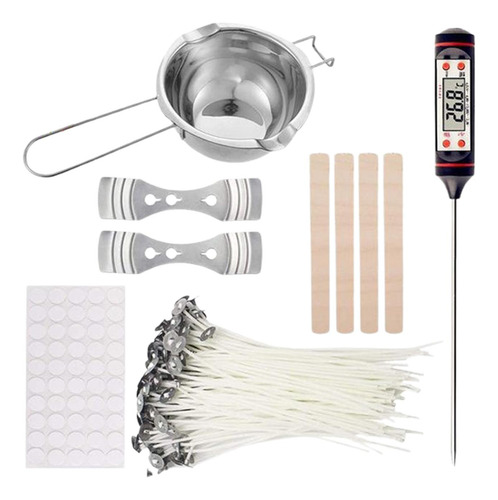 Kit Completo Para Fazer Velas Artesanais Em Com Termômetro