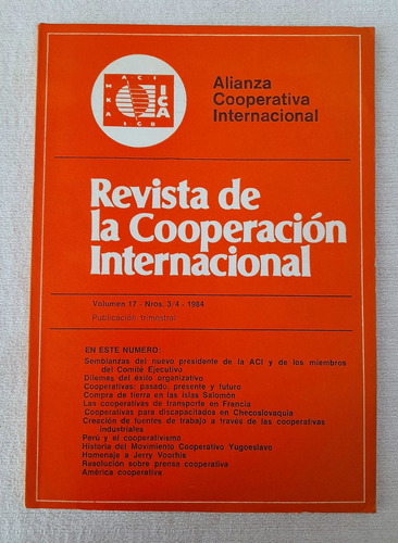 Revista De La Cooperación Internacional - Vol 17 - Nro 3/4 