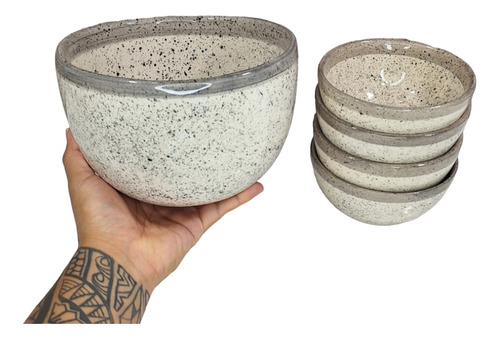 Set Bowl Grande Con 4 Bowls