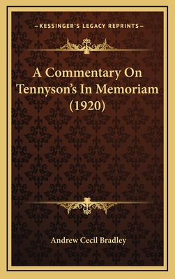 Libro A Commentary On Tennyson's In Memoriam (1920) - Bra...