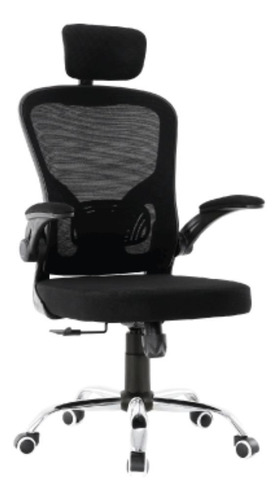 Imagem 1 de 3 de Cadeira de escritório Best C310 ergonômica  preta com estofado de mesh