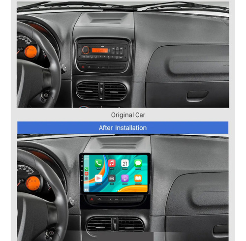 Auto Estéreo Para Fiat Strada 2012-2016 4+32g Carplay Wifi Fiat Strada 2012-2016