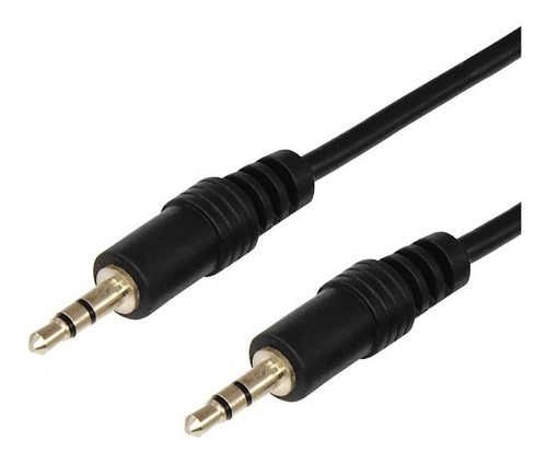 Imagen 1 de 6 de Cable Auxiliar Audio Estéreo Jack Plug 3,5mm A Plug 3,5mm 