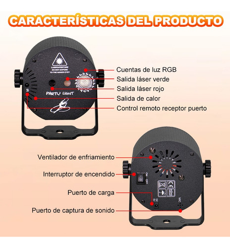 Rgb Luces De Fiesta Luces Para Dj Luces Para Escenario Laser