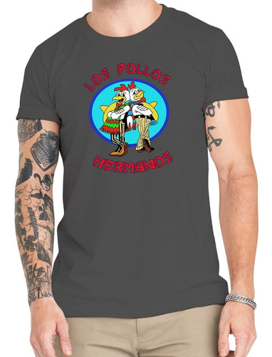 Polera Los Pollos Hermanos Breaking Algodón Orgánico Se53