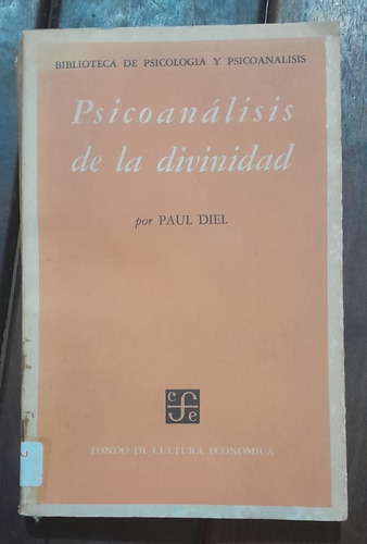 Paul Diel Psicoanálisis De La Divinidad