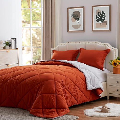 Nexhome Lightweight Comforter Set Queen Size, Down Alternati