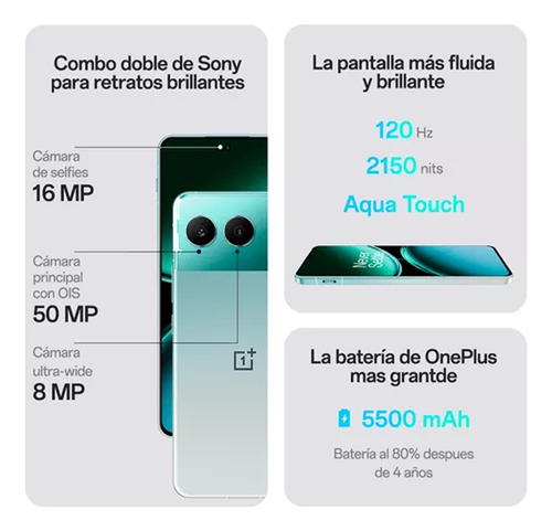 Celular Oneplus Nord 4 16gb 512gb Plata