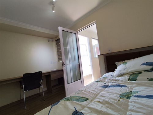 Arriendo Departamento Amoblado 2 Dorm. Metro Ula/alameda