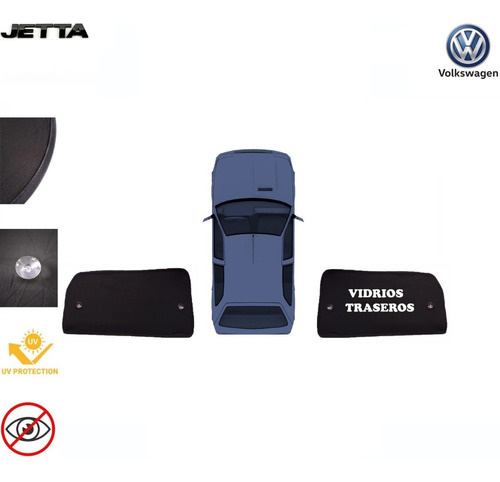 Parasol Cortinas Vidrios Traseros Vw Jetta Mk7 2019-2022 