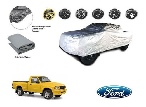 Lona Cubreauto Afelpada Premium Ford Ranger 1999 A 2003