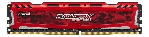 Micron Crucial Ballistix Sport Lt Bls4g4d240fs 4gb Vermelho