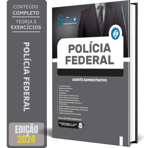 Apostila Polícia Federal (pf) 2024 - Agente Administrativo