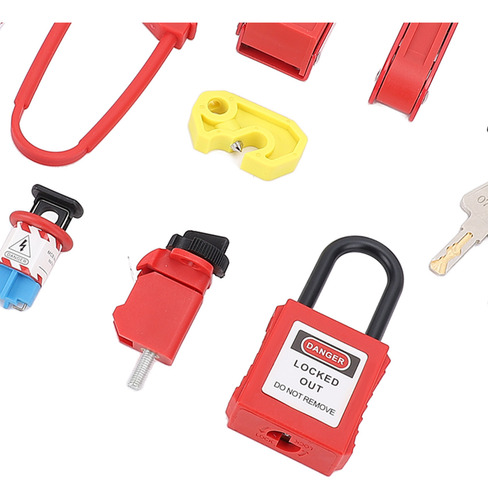 Set Combinado De Bloqueo De Seguridad, Kit De Etiquetado Elé