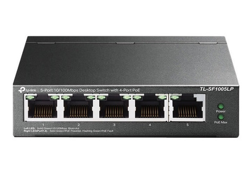 Switch Tplink Tl-sf1005lp 5 Puertos Lan 4 Puertos Poe