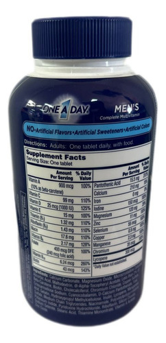 Multivitaminico One A Day Men's - 300 Tabletes Sem Sabor