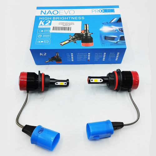 Luces Led (2 Und) K2 9007 40w 9000lm (naoevo)