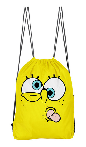 Bolso Deportivo Bob Esponja Loco (d0058 Boleto.store)