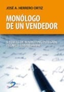 Libro Monologo De Un Vendedor De Jose A. Herrero Ortiz