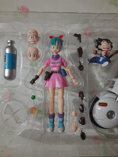 Dragon Ball Motocicleta ,bulma Y Goku (tipo Shf) V2 (Usado)